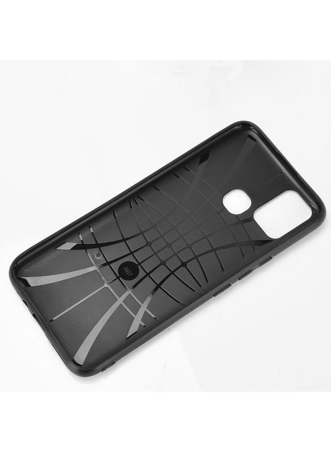 إيدويي جراب لهاتف Infinix Smart 5 مقاوم للصدمات بنمط جلد البقر المخيط، مصنوع من مادة البولي يوريثين الحراري + مادة البولي يوريثان الحراري + مادة TPU - Image 5