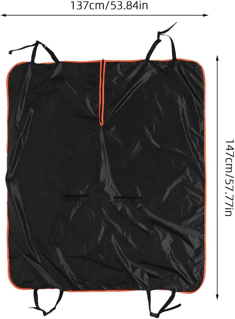 Dog Back Seat Cover and Pet Car Seat Mat Protector, Waterproof Oxford Cloth Rear Pet Mat with Non-Slip Backing, Universal Fit for Suvs and Cars, Suitable for Daily Use and Long - Image 2