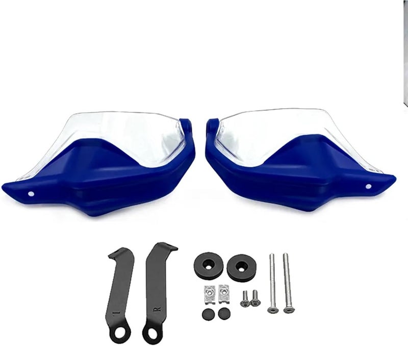 QASULER Red Blue Handguard Protection Wind Shield Guards - Image 1