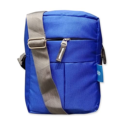 Handcuffs Messenger Bag for Man & Women| Nylon Fabric Water Resistance Side purse| Small Crossbody Shoulder Sling Bag for Travel| Office| Casual | Mini Side Satchel (Royal Blue) - Image 1