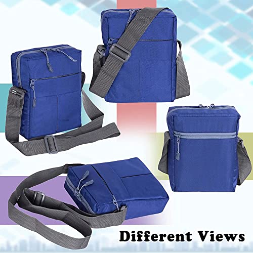 Handcuffs Messenger Bag for Man & Women| Nylon Fabric Water Resistance Side purse| Small Crossbody Shoulder Sling Bag for Travel| Office| Casual | Mini Side Satchel (Royal Blue) - Image 4