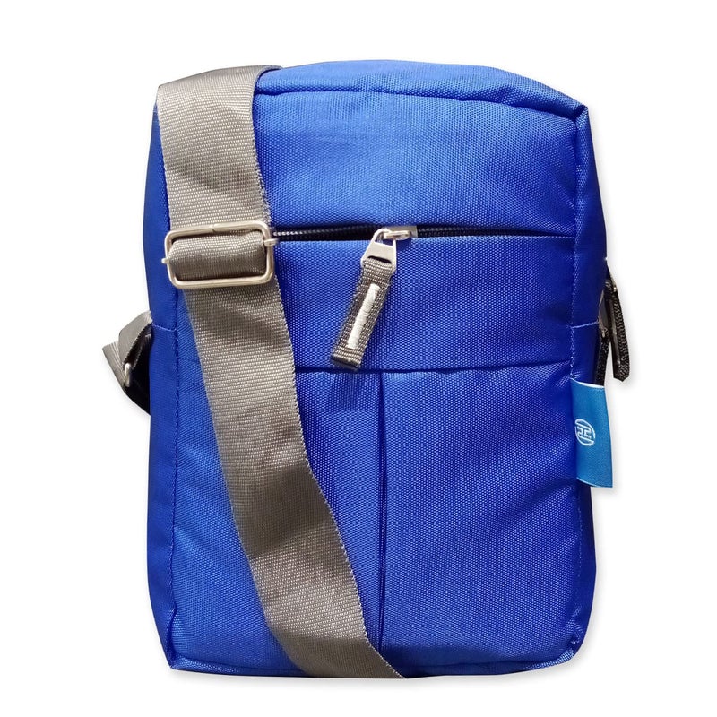 Handcuffs Messenger Bag for Man & Women| Nylon Fabric Water Resistance Side purse| Small Crossbody Shoulder Sling Bag for Travel| Office| Casual | Mini Side Satchel (Royal Blue) - Image 5