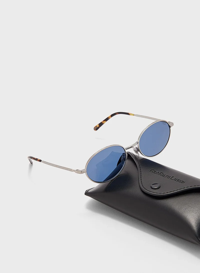 POLO RALPH LAUREN 0Ph3145 Round Sunglasses