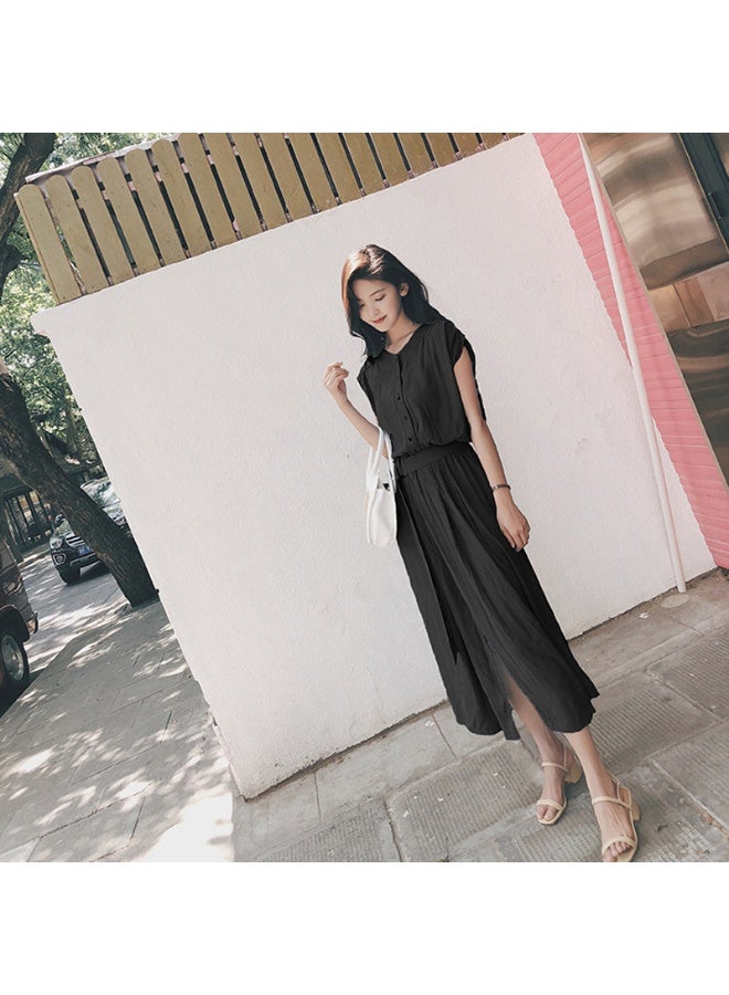Women's Chiffon Dress, Casual  Summer Long Skirts Over The Knees - Image 4