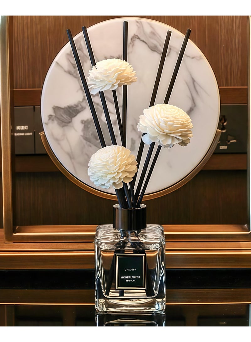 English Pear & Freesia Reed Diffuser Set – 120ml | Luxury Floral Air Freshener for Home & Office | Elegant Essential Oil Gift  - Image 5