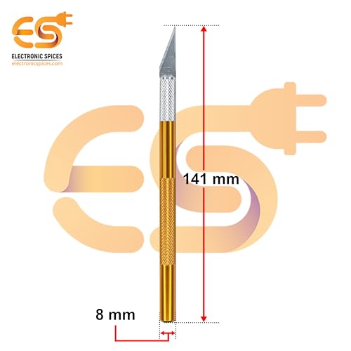 Electronicspices Electronic Spices Hand Repair Cutting Knife with 5 Extra Sharp Blade for Cutting DIY Projects (Pack of 2) - Image 2