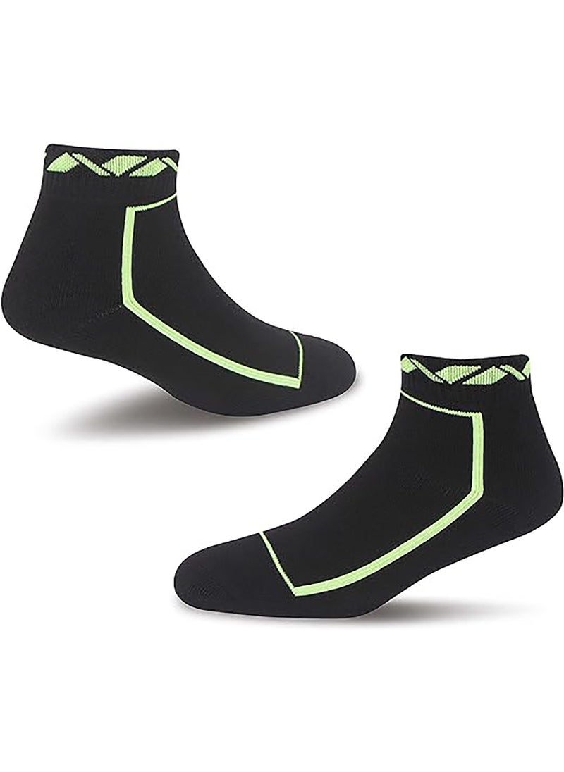 Nivia Stripes Sports Socks Ankle | Material : Cotton | Light Weight | Comfortable | Stylish | Casual | Size : One Size  - Image 5