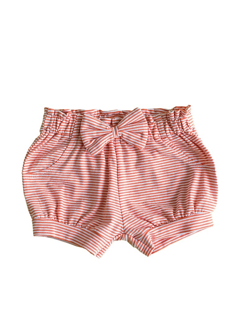 WiNi BEE Baby Shorts Newborn Girls Bombachos Bebe Striped Clothes Printed Baby Bloomers Kids Toddler Trousers Casual PP Pants 0-24Months - Image 1