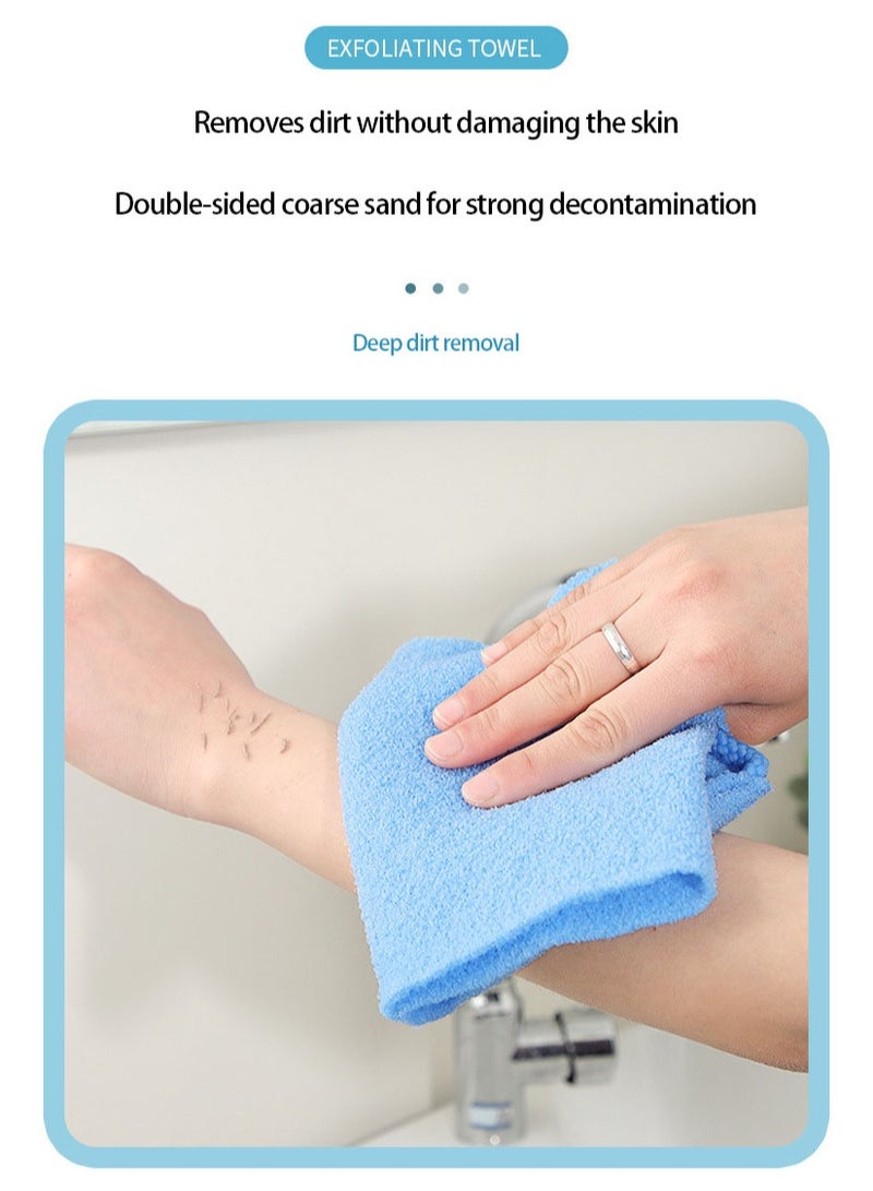 وشاح كوري طويل الظهر، برباط مرن، سماكة قوية، تقشير وتنظيف الجسم - Image 2