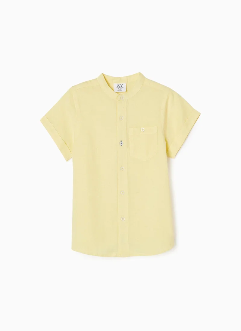 Zippy Zippy Shirt with Mao Collar for Boys