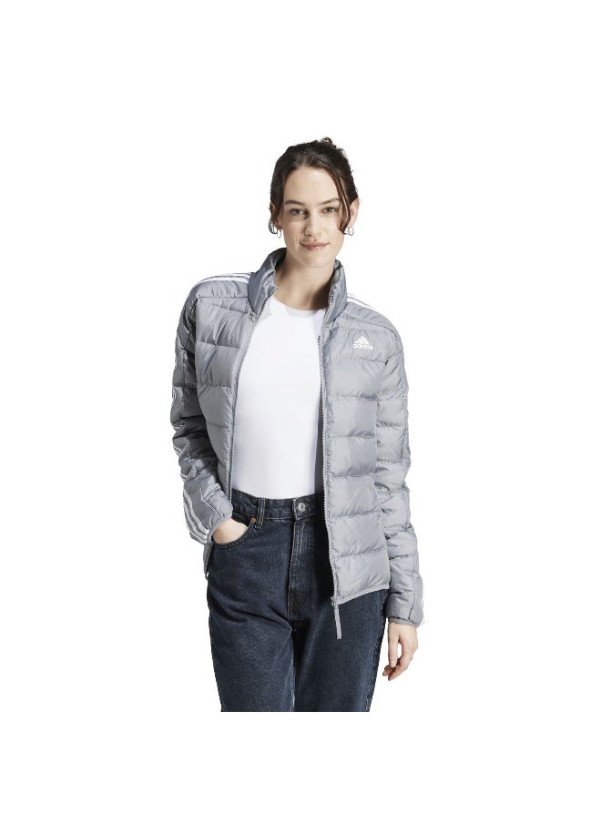 Adidas adidas W Ess 3S L D J Grey Outdoor Jackets 2XS  - Image 3