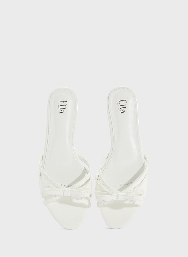 ELLA Flat Sandal With Bow  - Image 4