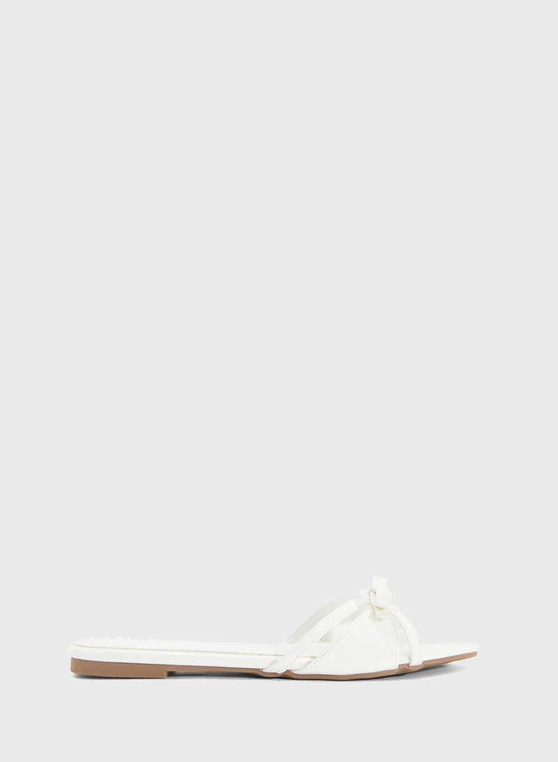 ELLA Flat Sandal With Bow  - Image 1