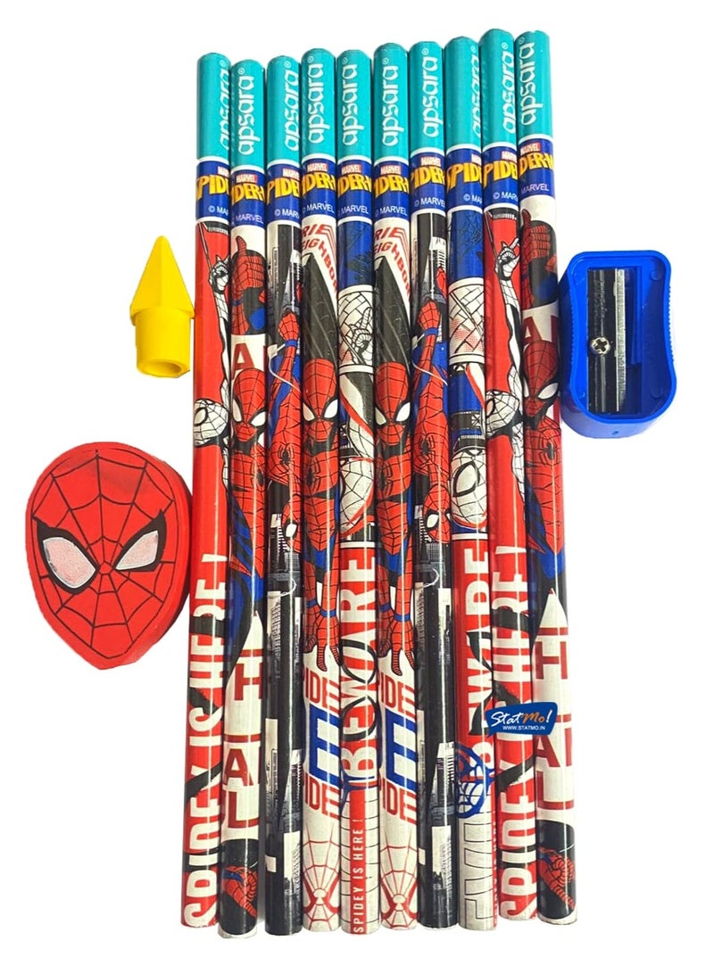 Apsara Spider-Man Pencils (Pack of 10)