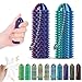 comwish Little Ouchies Pain Fidget Portable Stim Tool Fidget Toy for Adults Pain Stim Fidget 3D Printed Spiky Grippie Stim Keychain for Anxiety Relief Novelty Gifts Blue GreenRose Blue2pcs - Image 2