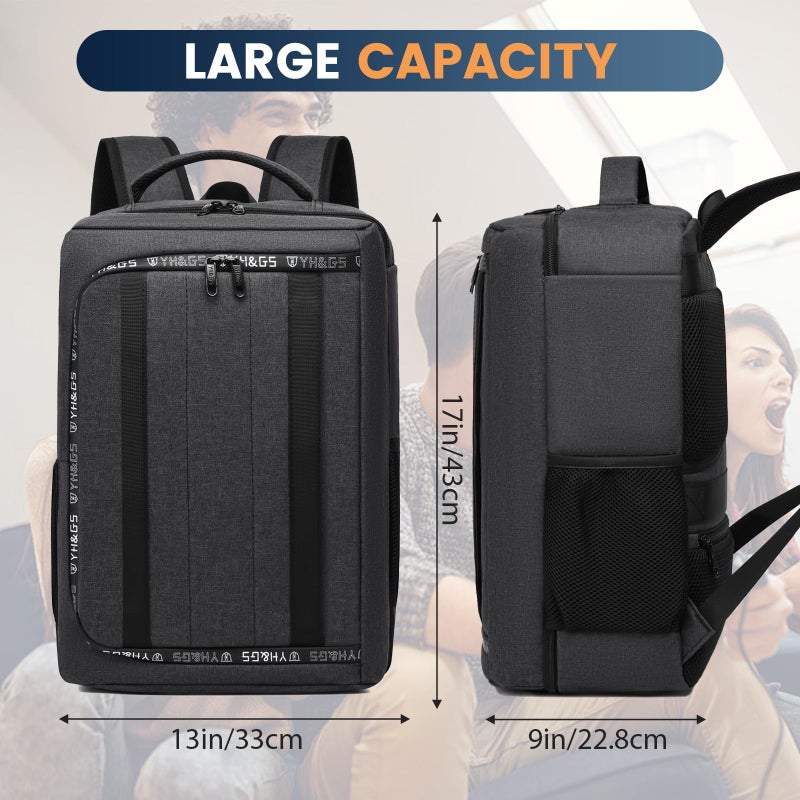 GOTECH Travel Backpack for PS5, Protective Carrying Case Bag for 17.3’’ Laptop, Controllers, Game Discs and More Gaming Accessories, PS5 Carrying Case with Multiple Pockets - Image 5