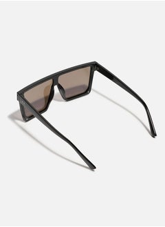 Haute Sauce Tinted Lens Black Frame Oversized Sunglass  - Image 3