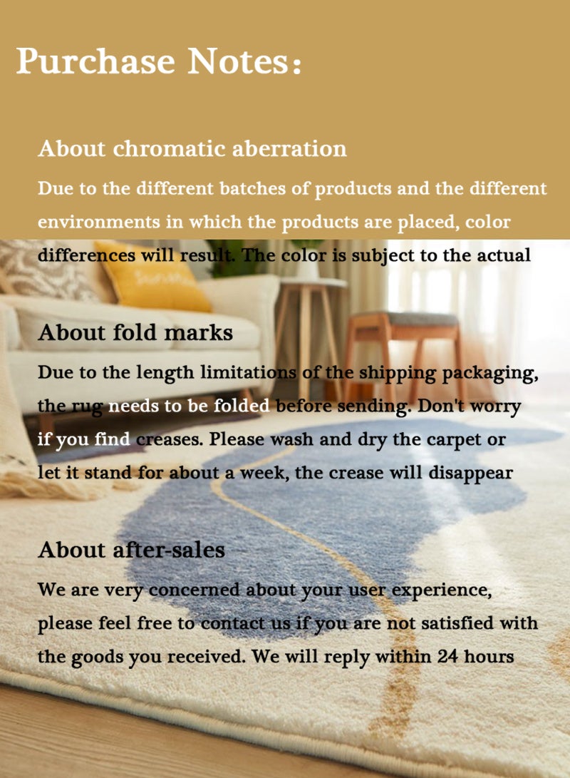 Sharpdo Modern  Dining Room Home Bedroom Carpet Floor Mat - Image 5