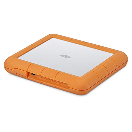 LaCie Rugged Raid Shuttle 8TB External Hard Drive Portable HDD USBC USB 30 Compatible Drop Shock Dust Water Resistant for Mac and PC Computer Desktop Laptop 1 Mo Adobe CC STHT8000800 - Image 1
