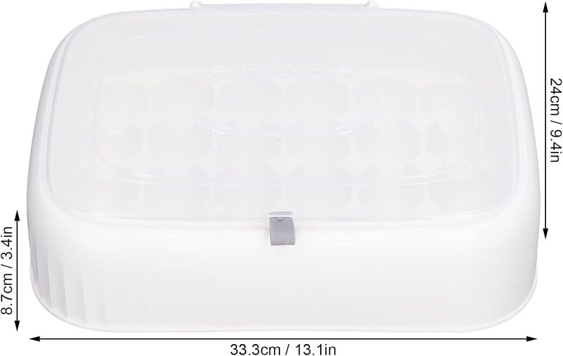 Lupro Egg Storage Container Box 24 Grid White - Image 2