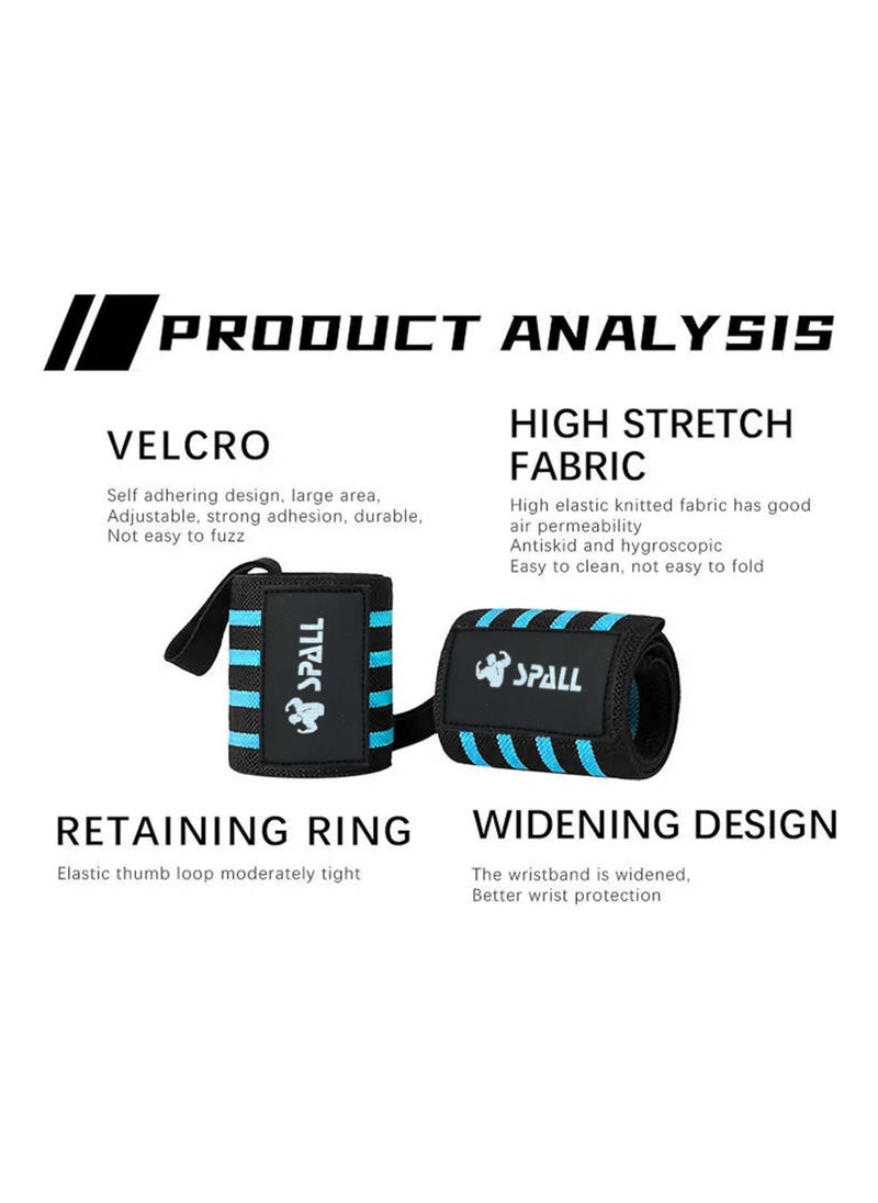 Spall Wrist Wrap Premium Quality Support For Men And Women In Weightlifting Bodybuilding Powerlifting And Strength Training With Heavy Duty Thumb Loop  - Image 2