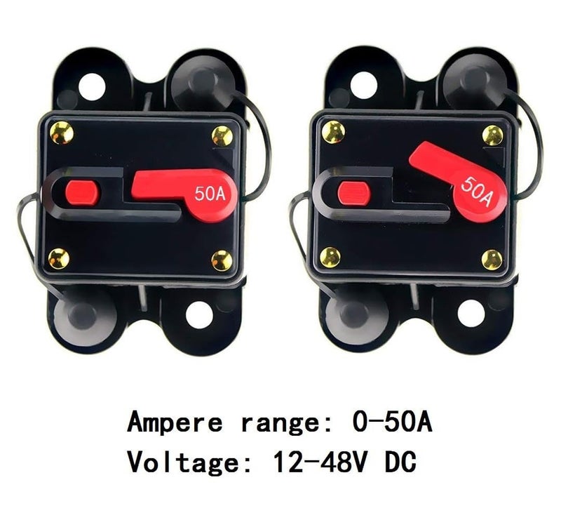 ANJOSHI 50A Circuit Breaker with Manual Reset - Image 4