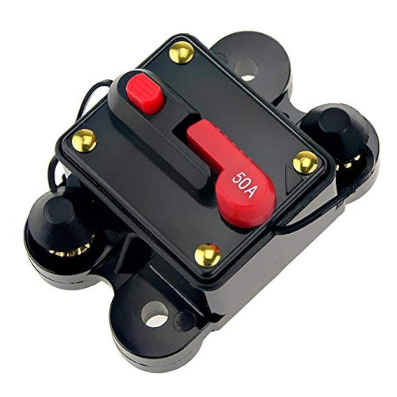 ANJOSHI 50A Circuit Breaker with Manual Reset - Image 1