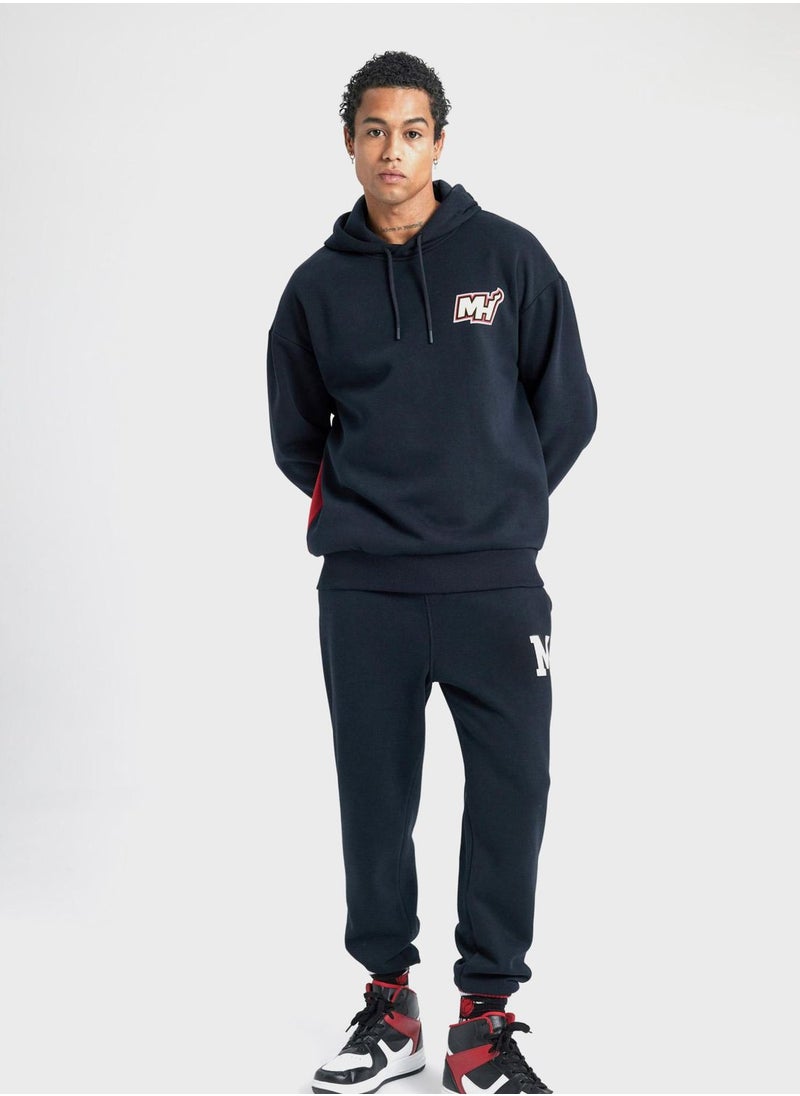 DeFacto Man Licensed Miami Heat (Nbamia1000) Oversize Fit Sweat Shirt  - Image 4