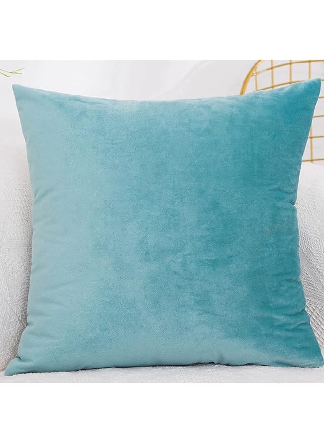 vesus 4 Pack Throw Pillow Covers Square Cushion Home Decor Set of 4 Pillow Cases Decorative 18 x 18 Inches Patterns Cushion Couch Sofa Pillowcases (18x18 inch, Muticolor) - Image 2