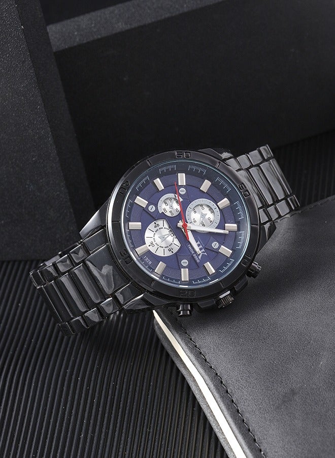 Longbo Fashion Business Mens Watches with Stainless Steel Waterproof Chronograph Quartz Watch for Men-02 - Image 3