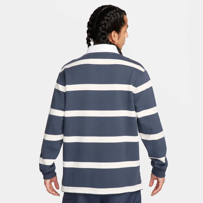 Nike Men's Life Striped Heavyweight Rugby Shirt