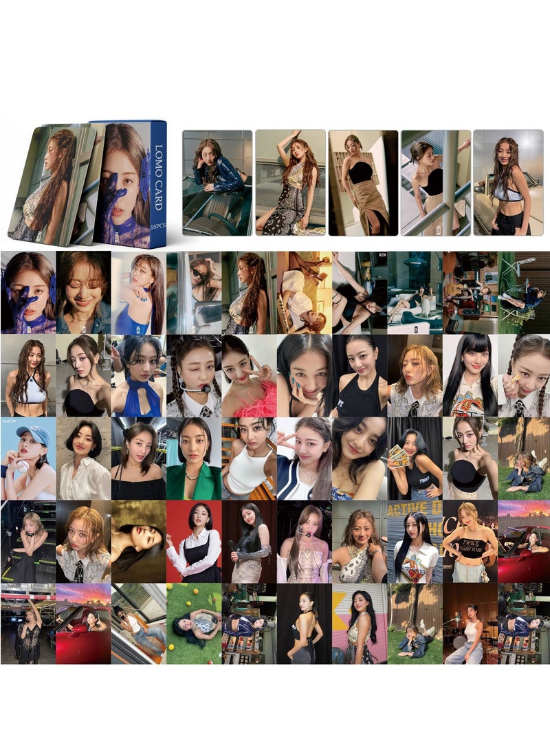 55Pcs Twice member JIHYO New Album Killin' Me Good Lomo card - Image 2