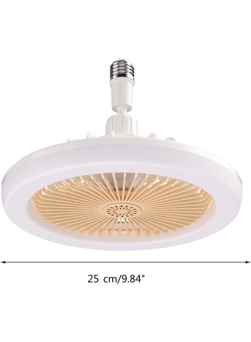Enclosed Bladeless Ceiling Fan with Dimmable LED Light, E26 Bulb Base Installation, Remote Control, 3 Wind Speeds and 3 Light Modes - Image 2