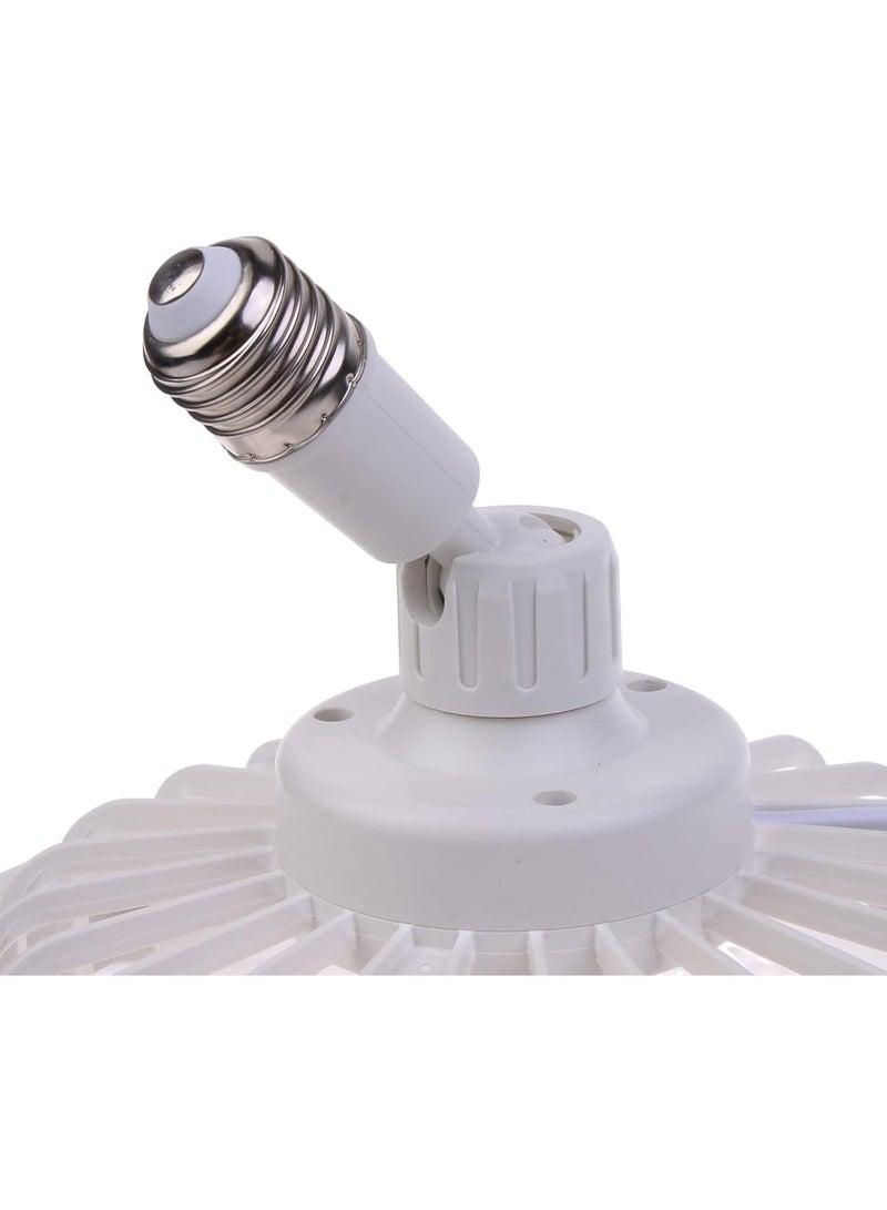 Enclosed Bladeless Ceiling Fan with Dimmable LED Light, E26 Bulb Base Installation, Remote Control, 3 Wind Speeds and 3 Light Modes - Image 3