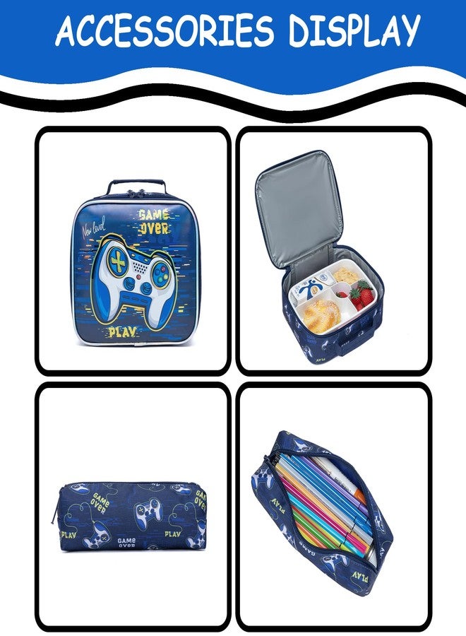 Oruiji Rolling Backpack for Girls Backpack with Wheels Sequin Wheeled Backpack with Lunch Bag and Pencil Case - Image 5