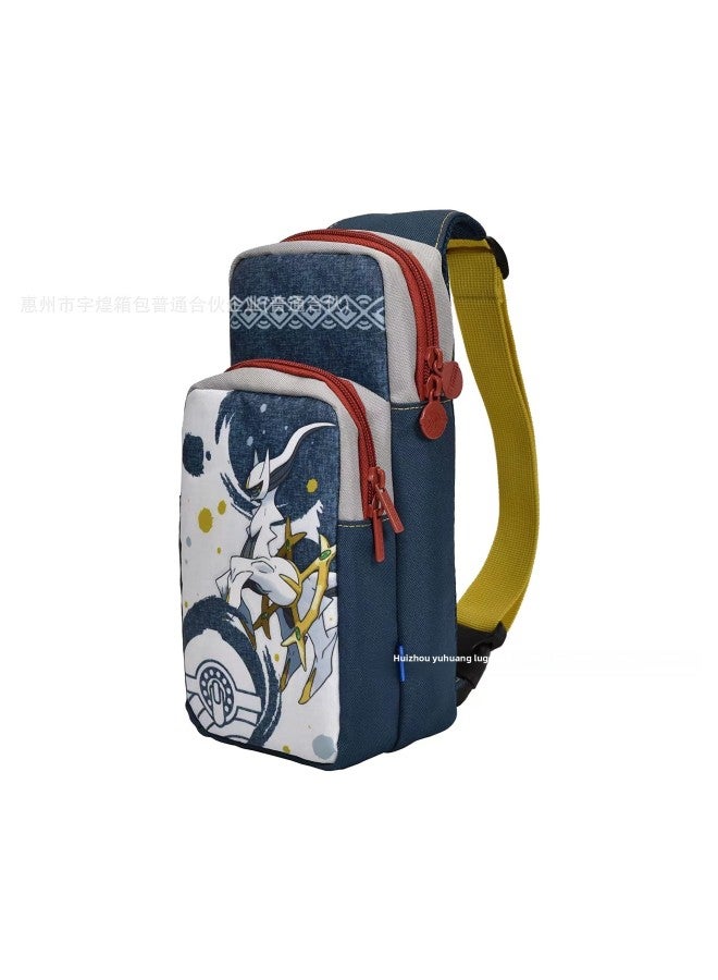 Mario Storage Kingdom Crystal Single Shoulder Crossbody Bag For Nintendo Switch Protective Cover Game Console Protection Case-Product Color:Al Zeus - Image 1