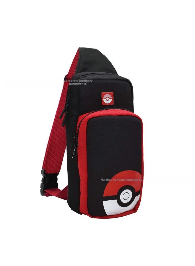 Mario Storage Kingdom Crystal Single Shoulder Crossbody Bag For Nintendo Switch Protective Cover Game Console Protection Case-Product Color:Al Zeus - Image 3