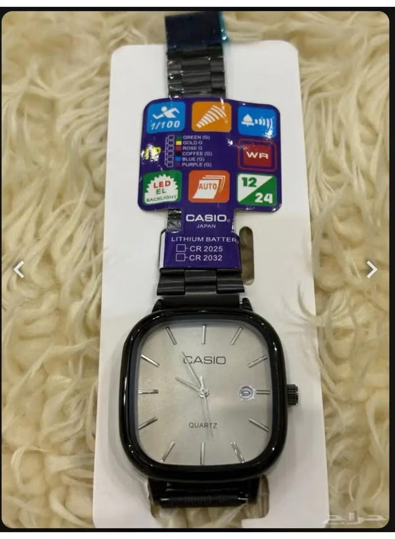 Casio Classic Watch with Stainless Steel Bracelet