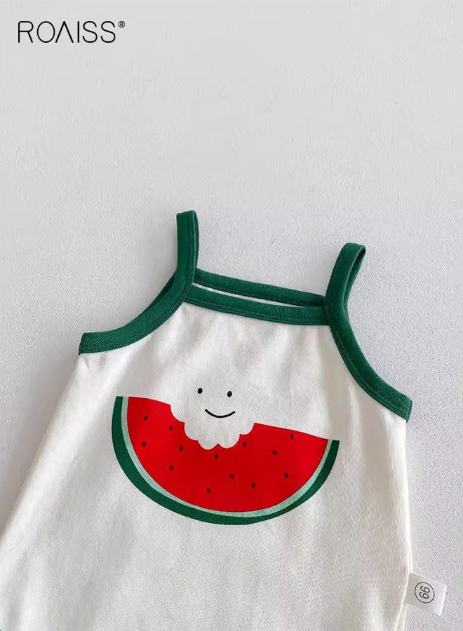 roaiss Baby 2PCS Romper Set with Cap, Sleeveless Baby Jumpsuits with Snap Closure, Cozy One-piece Bodysuit for Infants, Adorable Summer Vest for Newborns  - Image 5