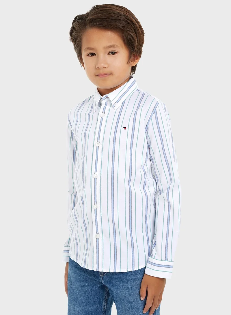 TOMMY HILFIGER Kids Stripe Flex Ithaca Shirt