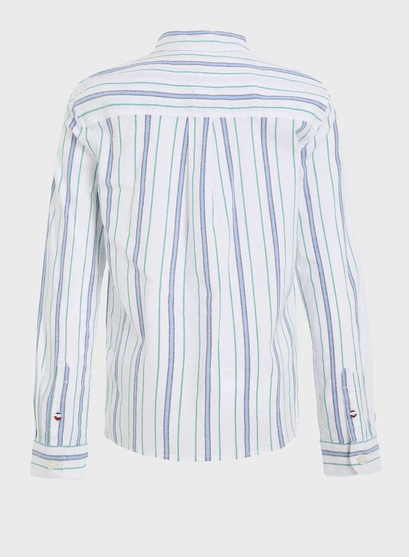 TOMMY HILFIGER Kids Stripe Flex Ithaca Shirt