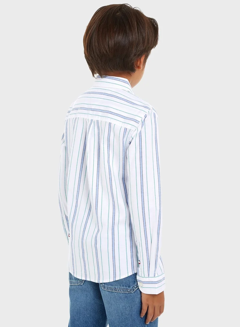 TOMMY HILFIGER Kids Stripe Flex Ithaca Shirt