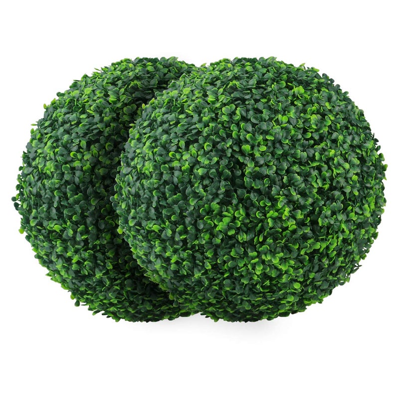 Sunnyglade Sunnyglade 2 PCS 197 inch 4 Layers Artificial Plant Topiary Ball Faux Boxwood Decorative Balls for Backyard BalconyGarden Wedding and Home Dcor 197 inch
