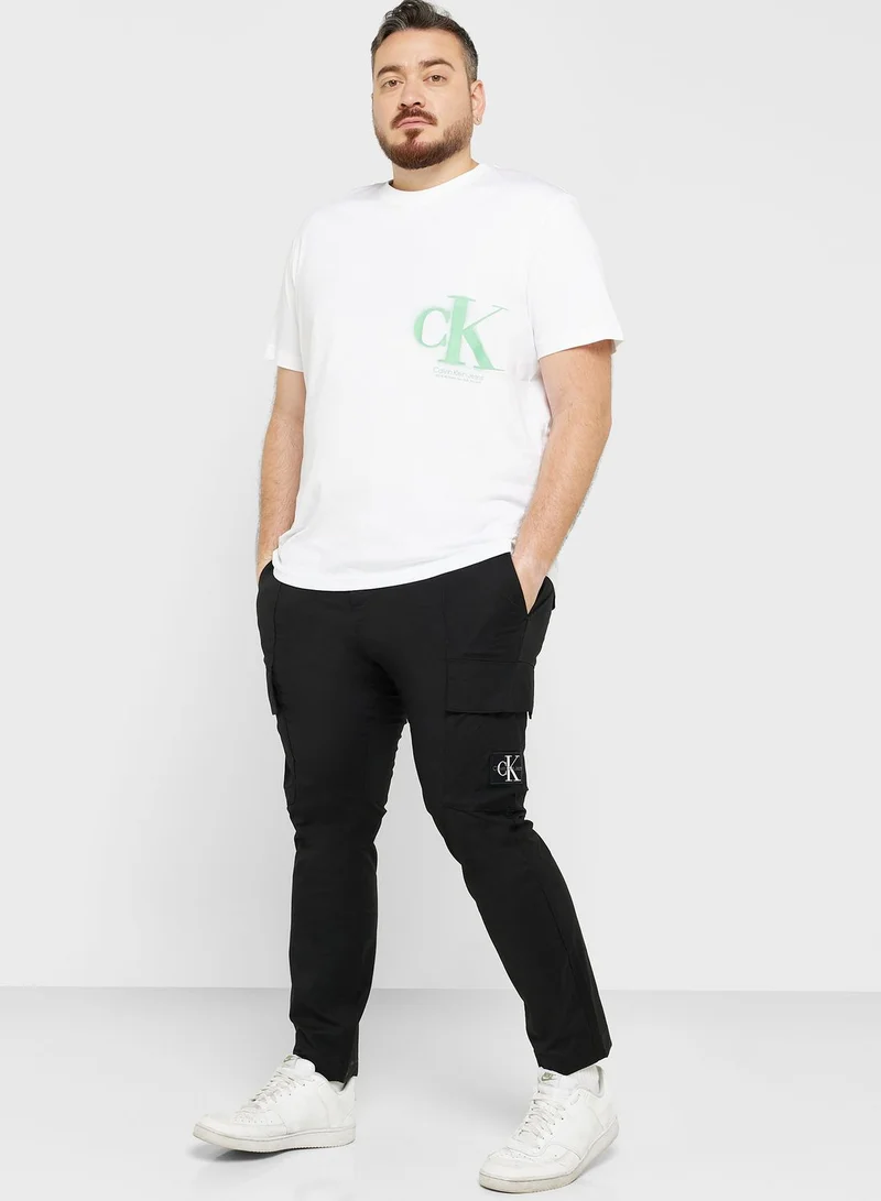 Calvin Klein Jeans Washed Plus Size Sweatpants