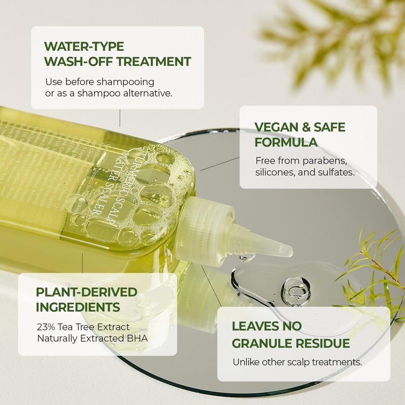 STEAMBASE علاج فروة الرأس من شجرة الشاي من ستيمباس | ينظف ويقشر فروة الرأس الدهنية | BHA طبيعي وشجرة الشاي | يزيل الروائح والتراكمات | مقشر مضاد للحساسية، 8.42 أونصة سائلة - Image 4