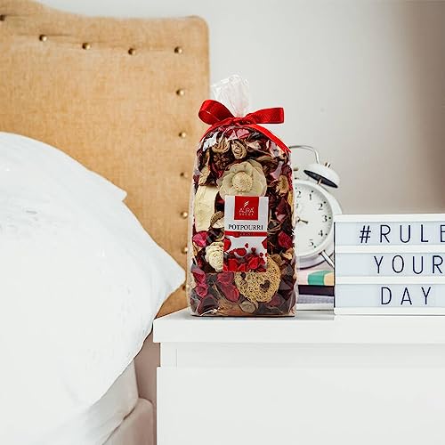 AURA DECOR AuraDecor 150gm Dried Natural Fragrance Potpourri with Petals & Buds || Pot Pourrie || Potpurrie (English Rose) - Image 4