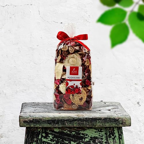 AURA DECOR AuraDecor 150gm Dried Natural Fragrance Potpourri with Petals & Buds || Pot Pourrie || Potpurrie (English Rose) - Image 5