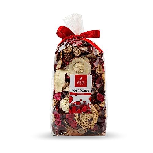 AURA DECOR AuraDecor 150gm Dried Natural Fragrance Potpourri with Petals & Buds || Pot Pourrie || Potpurrie (English Rose) - Image 1