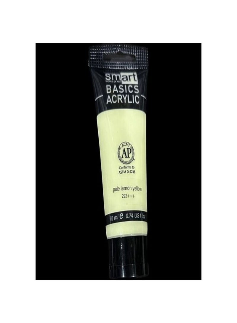 Smart Acrylic 75ml Tube - Pale Lemon Yellow ( Light Begie ) 292+++