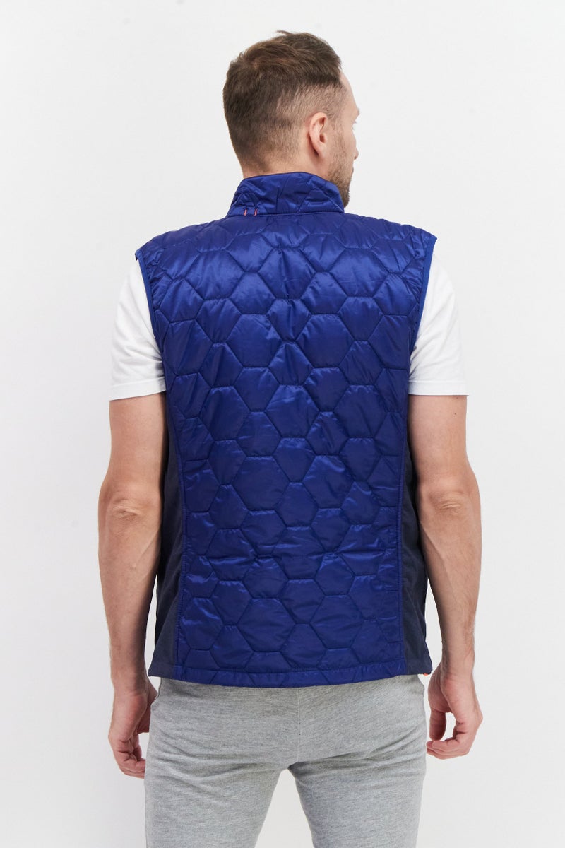 PUMA Men Sportswear Fit Training Jacket Vest, Blue - Image 2